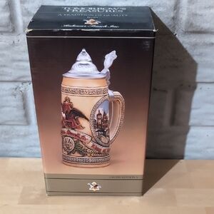 Anheuser-Busch Limited Edition Ceramic Beer Stein - Beige